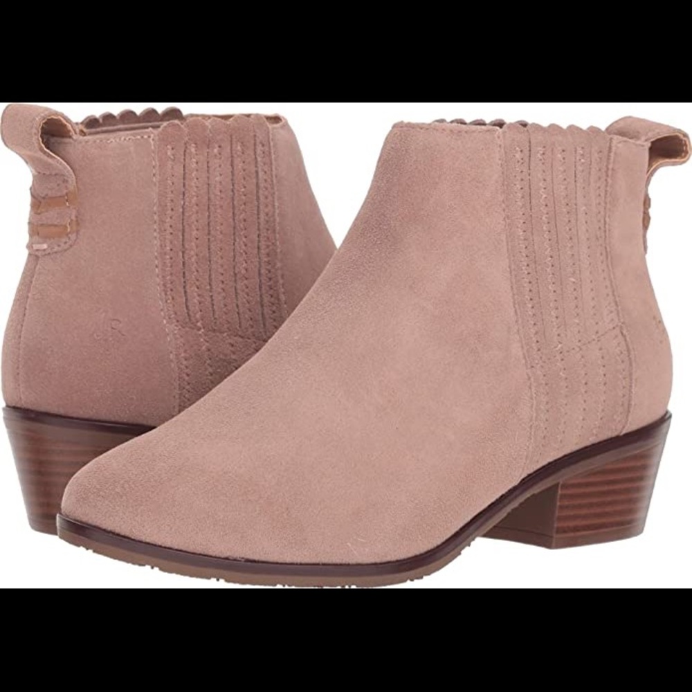 NWOT!  Never worn Jack Rogers Liddy Suede waterproof booties